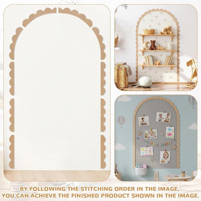 Baby Nursery Frames - Houten Wandboogdecoratie DIY Onafgewerkte Houten Frame