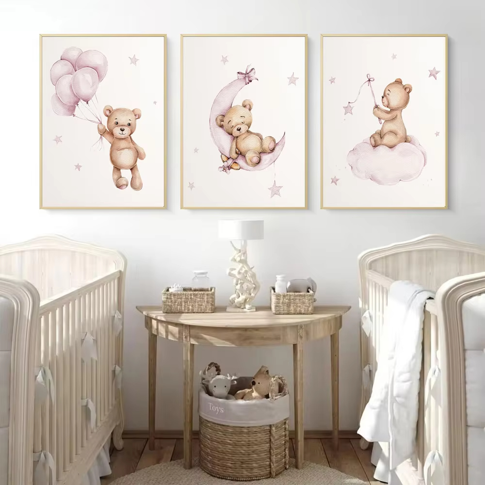 Berenspeelkamer Wanddecoratie  - Baby Nursery Decor Girl recensie en prijs